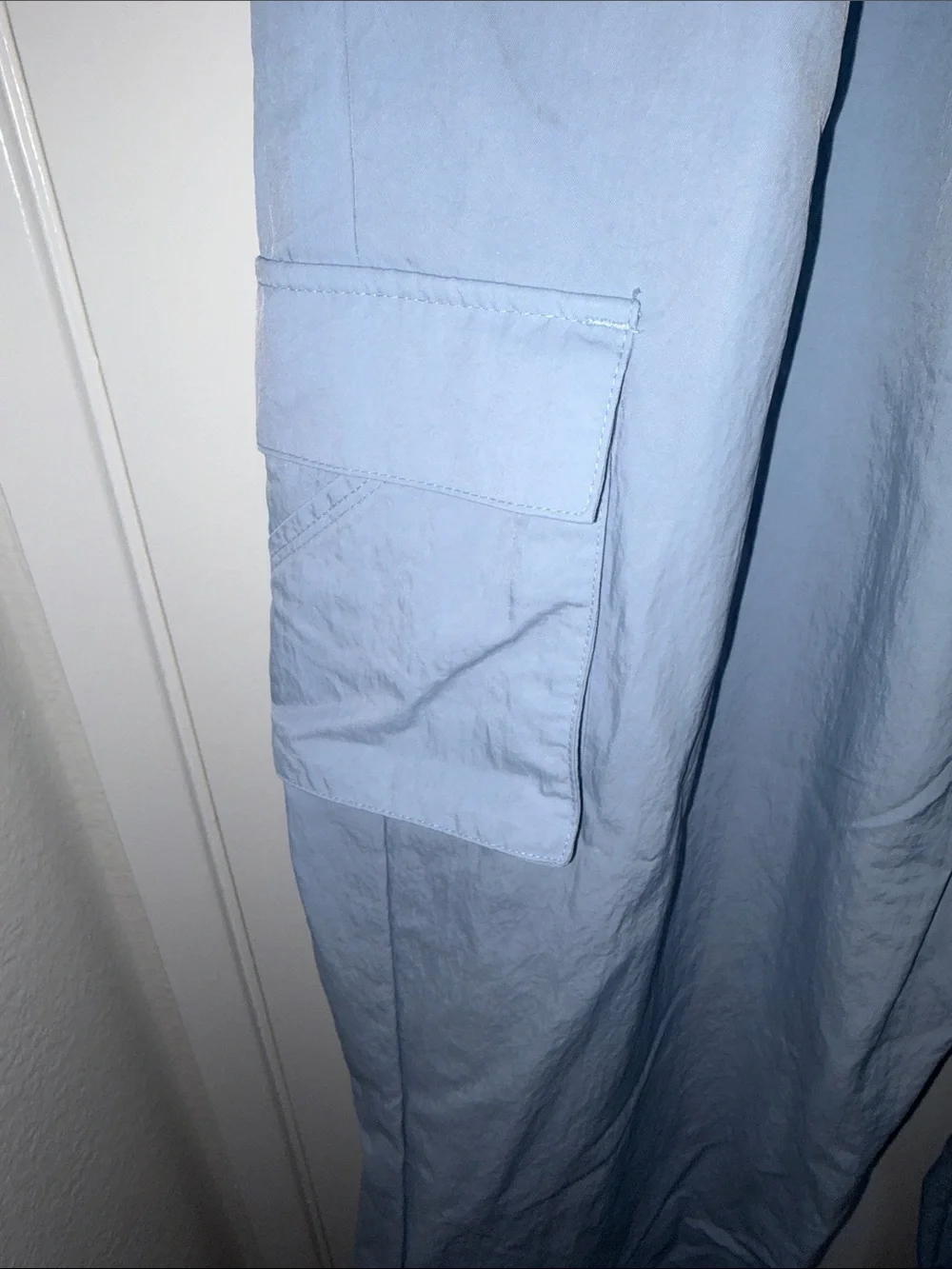 Nike women’s‎  Light Blue Cargo Track Pants L